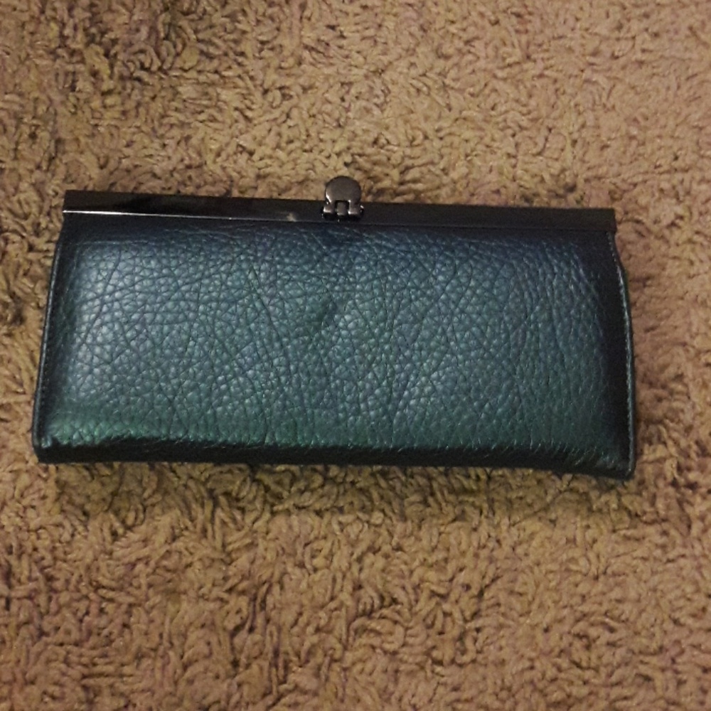 Teal clutch